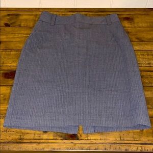 Gray pencil skirt